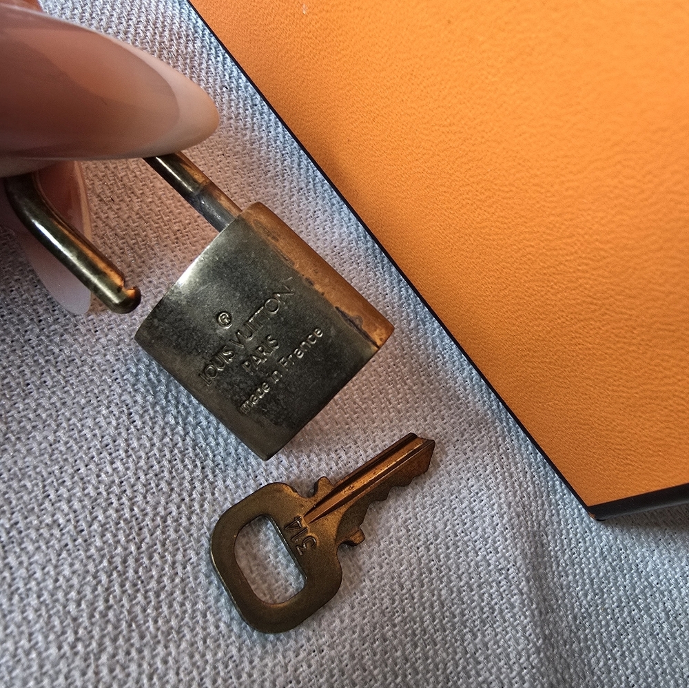 Authentic Louis Vuitton Padlock And Key